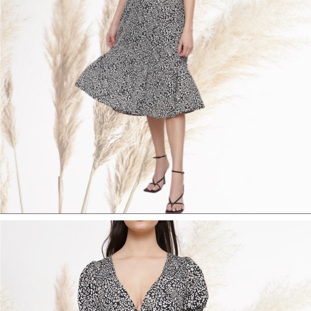 DYNAMITE | Miranda MIDI Wrap Dress